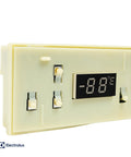 241739710 Temperature Control Board For Refrigerators Replacement Module, digital display, white plastic frame, angled view