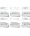 Push To Open Cabinet Latch Set 6 Pack Iron Spring Catches For Self Closing Doors No Fuss Install Lightweight 30,000 Cycle Life