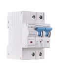 Two Pole WiFi Smart Circuit Breaker for Home Use 100A 220V Energy Monitor Switch with App Remote Control