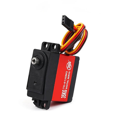 Top Shelf Heavy Duty Digital Servo 35KG Torque Providing Full 360 Degree Continuous Rotation Control And Waterproof Build For RC Rigs And Gear Heads Smashes Tough Jobs Without Breaking A Sweat.