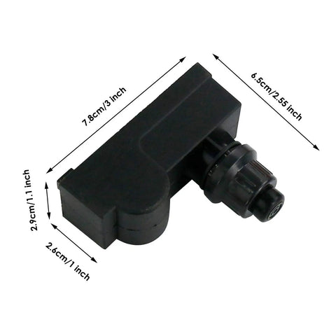 Two Outlet Push Button Grill Igniter Kit dimensions for Char Broil Grills, Universal Spark Generator Replacement, 60cm Wire Length