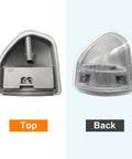 Back and top view of Left And Right Led Side Mirror Turn Signal Lights Replacement For 2010 To 2018 Dodge Ram 1500 2500 3500 4500 5500