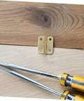 Miniature Iron Cabinet Hinges With Screws 40pcs For Jewelry Boxes And Wood Cases Round Corner Small Box Hinges 270 Degree