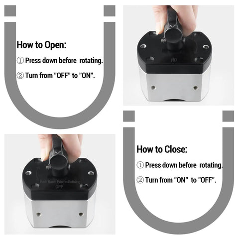Switchable Magnetic Lifter With Detachable Handle For Welding, 600 Pound On Off Magnet operation instructions