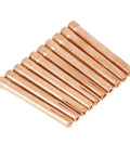 10Pcs Copper Welding Collets Set 2.4mm Hole For WP 17 18 26 Torches Durable Heat Resistant Replacement Parts