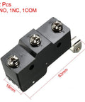 Two Pack Dope LXW5-11G1 Micro Switches With Long Hinge Roller Lever, 1NO And 1NC, 15A 125 250 V Or 380 V AC, IP62 Dust Resistant