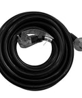 Beefy 25 Foot Welder Extension Cord 220V 40A 8 Gauge NEMA 6 50 Industrial Welding Cord with Lighted End Coiled View