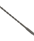 Sabre Tools masonry drill bit, 3/16 x 6 inches, carbide-tipped with 1/4 inch hex shank, side view