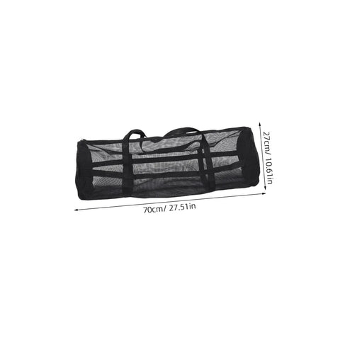 Large Mesh Sports Bag With Dual Straps For Comfortable Carrying For Gym Scuba And Outdoor Activities Holds Basketballs Soccer Balls
