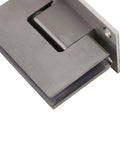 Heavy Duty Stainless Steel Shower Door Hinges with 90 Degree Auto Close for Frameless Glass Doors 8mm to 12mm, Leak Proof Seal
