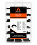 315 Piece Roll Pin Set For Repairs And Equipment, 11 Popular Sizes From 1/16 Inch To 3/8 Inch, Pro-Grade Heavy-Duty Spring Steel Pins