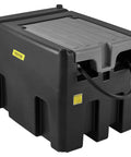 Road Ready Portable Diesel Transfer Tank 116 Gallon Capacity With 12V Electric Pump, UV Resistant Black Poly Construction