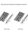 5Pcs 6mm Shank Tungsten Carbide Single Flute End Mills Spiral CNC Milling Bits for Acrylic PVC MDF, new and old models comparison