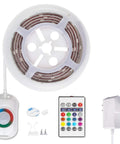 Rgb Led Strip Lights With Motion Sensor And Timer, Color Changing Led Tape for Bed Stairs Shelf Desk and Cabinets with remote