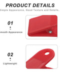 Red 12 Pack Universal Treadmill Safety Switch Clips Spring Loaded Emergency Stop Accessories, showing texture and smooth appearance