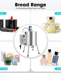 30L Heating Mixing Filling Machine For Paste, Cream, Lipstick, Wax And Candle Gels, Stainless Steel Tank, Copper Motor, Dual Heating Tubes