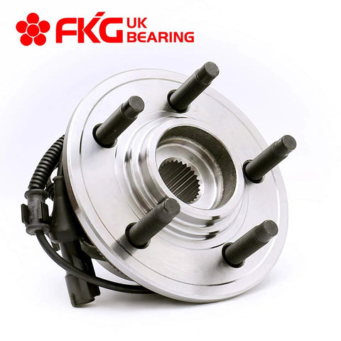 Bolt On Front Wheel Bearing Hub Assembly Set for Ford Explorer 2006 to 2010 Explorer Sport Trac 2007 to 2010 Mercury Mountaineer 2006
