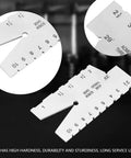 29 Degree Acme Thread Gauge Pro Grade Stainless Steel for Machinists with scale markings for precise thread measurements