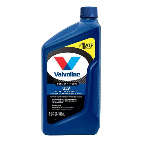 ULV ATF Transmission Fluid for Smooth Shifts, Synthetic Base Oils, Low Viscosity and Deposit Control, 1 Qt Bottle