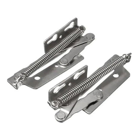 Two Piece 80 Degree Sprung Hinge Cabinet Stay For Lift Up Doors Built To Last Steel With Plated Finish Easy Screw Installation