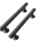 4 Inch Matte Black Cabinet Pulls Pack Of 2 Heavy Duty Solid Hardware For Kitchen And Bathroom Cabinets Drawers Doors Square Cupboard Handles