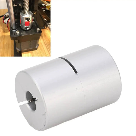 6mm To 16mm Rigid Shaft Coupling For Stepper Motors And 3D Printers with PA66 Rubber Damping and Stainless Steel Housing