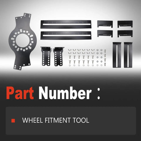Heavy Duty 5 Lug Wheel Fitment Tool Offset Measuring Simulator For 14 To 22 Inch Rims Skips The Guesswork On Tire Spacing And Backspacing Before You Drop Cash On New Wheels