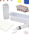 Top Tier Enteral Feeding Simulator Training Kit For Nursing Students With Hella Realistic Clinical Practice Supplies featuring various practice tools and materials.