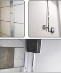 Stainless Steel Pro Grade Floor Cable Cover Kit Self Adhesive 72 Inch Long 3.9 Inch Wide 2 Inch High 4 Pack in office setting