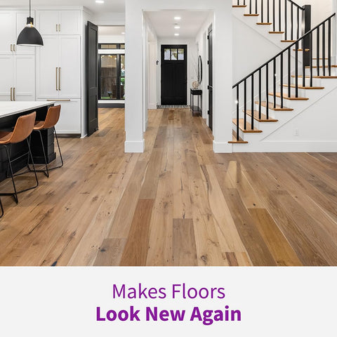 Modern home interior with hardwood floors cleaned by Click N Clean Multi Surface Spray Mop All In One Kit.