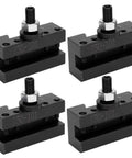 Boring Tool Set 4 Pack For Quick Change CNC Fixtures Pro Grade Shop Ready High Carbon Steel Clamps Secure And Accurate Machining Replacement For 250-101 Compact Storage For Workshop And Toolbox, 4 clamps