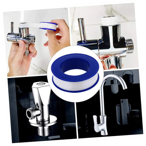 12 Rolls High Temp PTFE Sealing Tape for Water Leaks Faucets Shower Heads Garden Hoses