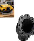 Upgrade Your Workshop With This 45 Degree Dust Port Adapter For Dewalt Dw735 Planer, showcasing the adapter and its fit for efficient dust collection.