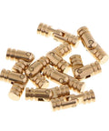 Copper Barrel Hinges For Wooden Gift Boxes, Concealed Cylindrical Hinges, Gold Finish, 17 X 5mm, DIY Box Hardware For Craft Projects