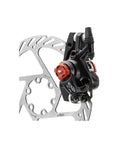 Heavy Duty MTB Disc Brake Set For Front Or Rear Bike Includes Kickass 160Mm Rotor Aluminum Caliper close-up of caliper and rotor