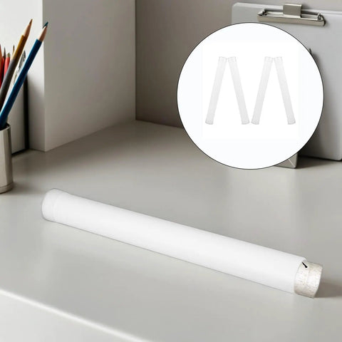 4 Pack Plastic Poster Mailing Tubes With Sealed Caps For Easy Storage And Transport 3.5cm Diameter And 31cm Length