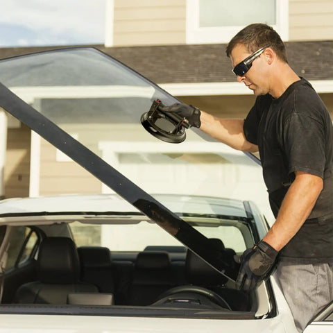 Professional Grade Eight Inch Glass Suction Cup Lifter Built With Manual Vacuum Pump And Ergonomic Handles To Grip Granite Tile Windows With A Kickass Four Hundred Twenty Five Pound Hold For Weekend Warriors And Pros
