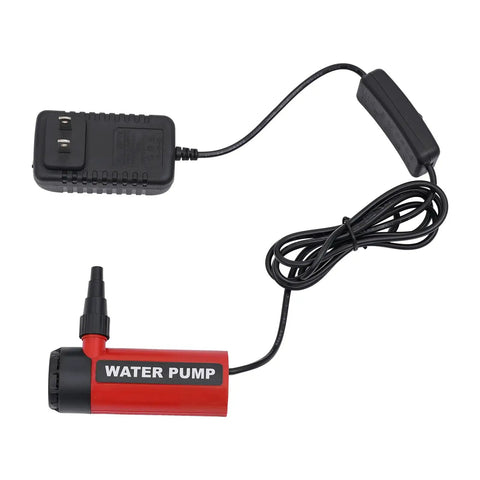Built Tough Tile Chamfering Machine Featuring A 1200W Corded Motor And Splash Free Cooling System For Quick 43 Degree Cutting At 13000RPM No Sweat Beveling Edger That Runs Like A Champ And Gets It Done Daily - compact red water pump with power adapter and cables.