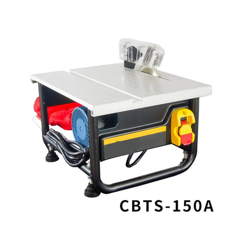 Top Shelf Mini Table Saw With Integrated Vacuum System And Badass 2200W Motor, 36x30cm, features clear workspace.