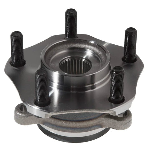 Close-up of Front Wheel Hub And Bearing Assembly Set For 2015 2018 Chevrolet City Express And 2013 2019 Nissan NV200 Sentra OE Quality.