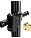 Smooth Upgrade For Your 3D Printer With These 2PC T8x8mm Oldham Couplings And Nuts For Ender3 Cr10 Z Axis Screws, black and gold 3D printer Z-axis coupler set with lead screw