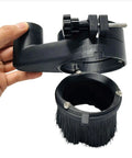 Heavy Duty Magnetic Spindle Brush Dust Shoe For Cnc Router Woodworking With Removable Bristles Quick Swap 80Mm Dust Chute