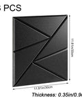 Heavy Duty Self Adhesive Soundproof Foam Panels 11.8x11.8 inch black acoustic wall tile for sound dampening.