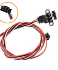 Horizontal Mechanical Limit Switch Module For 3D Printers With Three Pin Connector And One Meter Cable, showing plug detail.