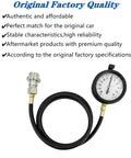 Duramax Diesel Fuel Pressure Tester Gauge Kit With Quick Coupler 30 inHg To 15 PSI Range 6 Ft Hose For GM Duramax 6.6L Diesel Fuel System Diagnostics And Troubleshooting, hose and gauge