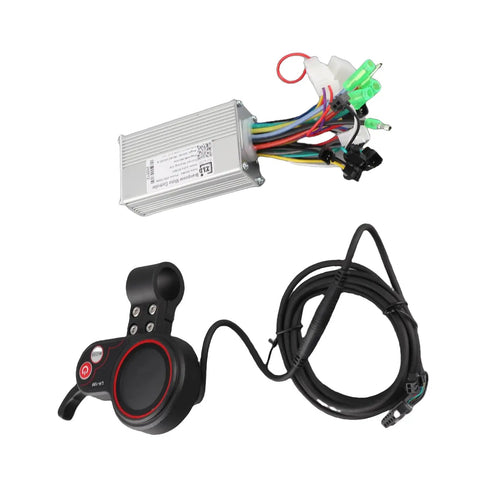 Universal Electric Bike Controller Kit With LCD Display And Shifter For 24V To 60V E Bikes And Scooters Power Readout 250W And 350W Hall And Non-Hall Motor Support Ideal For Commuters And Urban Riders