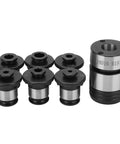 Must Have Fast Change Chuck Set With Multiple Tap Sockets And Quick Switch Handle For Drilling Machines, alloy materials, includes six tap sockets.