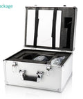 Sick Dental Implant Motor Rotary Handpiece Kit With Huge Touchscreen 80 Ncm Torque Killer Light Beam And Smooth Foot Pedal Control For Dead Accurate Marking And Threading in sealed aluminum case.