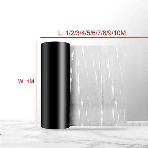 Heavy Duty Self Adhesive Asphalt Roofing Tape Peel And Stick Waterproof Membrane With Thick Aluminum Foil Backing roll and length options.