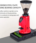 Real Deal Stainless Steel Knock Box For Espresso Machines Heavy Duty Grounds Container Anti Slip Base No Sweat Cleanup with grinder.